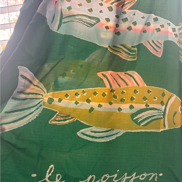 Vibrant Fish Print Mini Dress - Picture 4 of 5